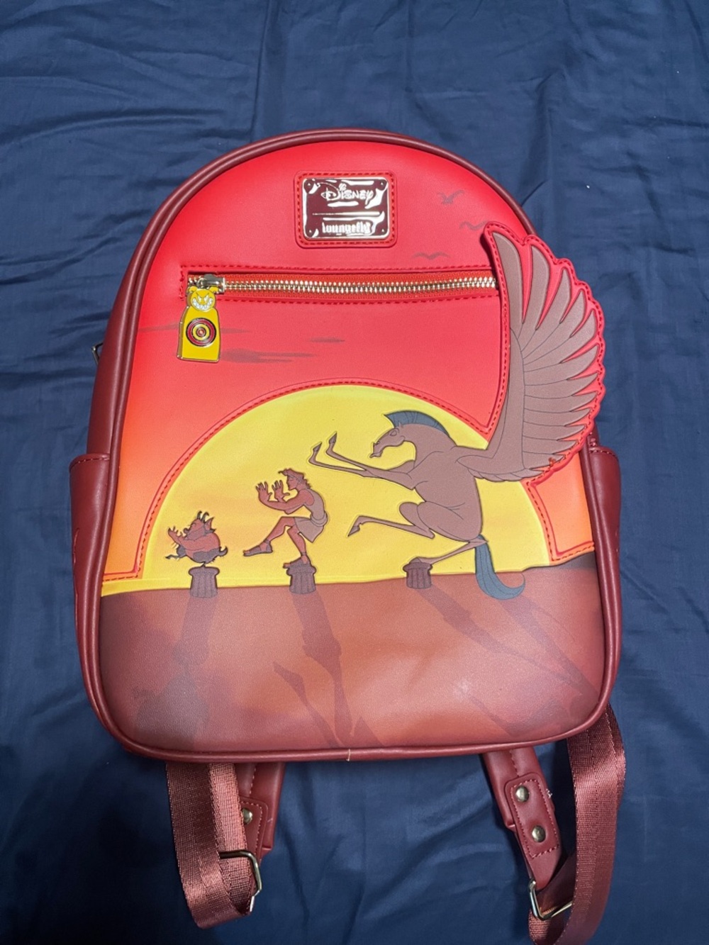 Disney Loungefly Hercules 25th Anniversary Mini Backpack